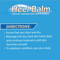 Masterplast Heel Balm | Moisturising Repair Cream for Dry, Cracked and Chapped feet | Hydrating Foot Cream - Fragrance Free (70g Tube)