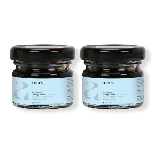 mars by GHC Mars Himalayan Organic Shilajit Resin | Natural Resin Sourced from The Himalayas | Supports Vitality, Energy & Overall Wellness (Pack of 2)