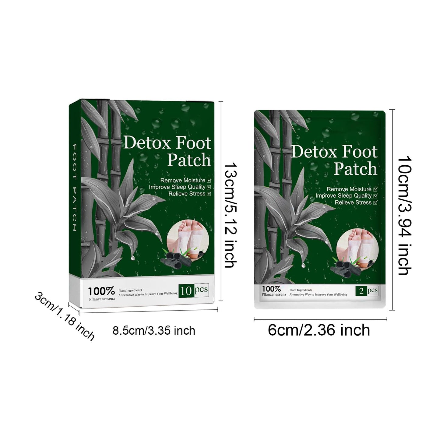 Nexolla Foot Patch, Foot Patch, Detoxification Foot Plaster, Detox Plaster Foot, Improve Sleep Quality, Promote Blood Circulation, Relieve Fatigue, Detoxify the Feet