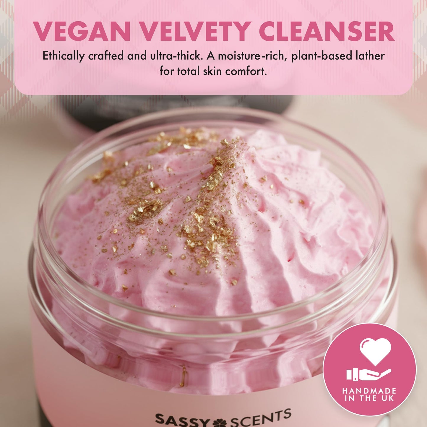 Sassy Scents Girl Boss Whipped Soap | Cleansing + Nourishing | Gentle For All Skin Types | 115g