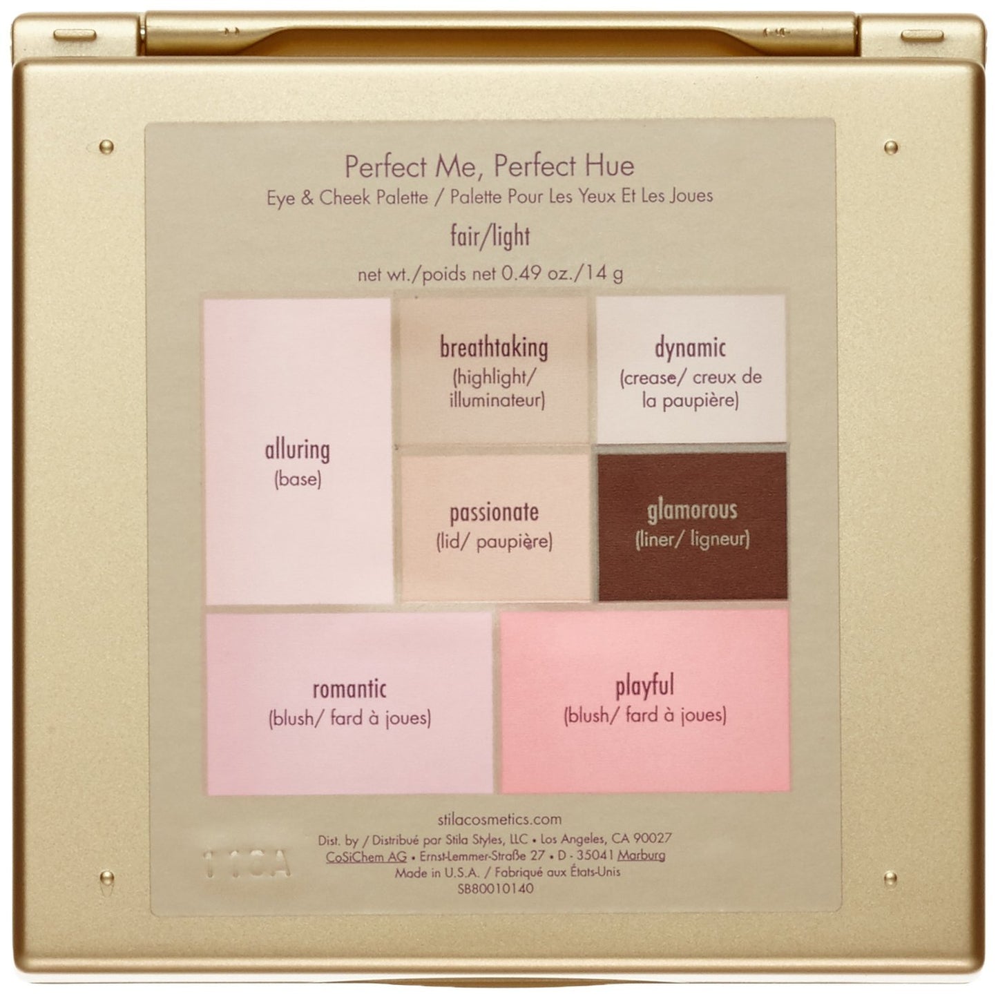 Stila Perfect Me, Perfect Hue Eye & Cheek Palette, Fair/Light