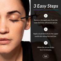LILASH LiLash Purified Eyelash Serum for Longer & Fuller-Looking Lashes - Eyelash Enhancer, Safe for Use with Contacts, Lash Extensions, Sensitive Eyes - Vegan & Cruelty-free (2mL, 90-Day Supply)