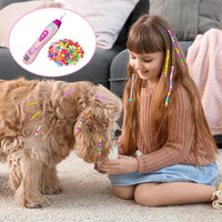 OSDUE Hair Machine Girls, Hair Braiding Accessories, Automatic Hair Braider Machine, Gifts, Hair Decoration for girls (Rose)