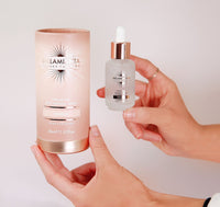 Bellamianta Gradual Hyaluronic Face Tanning Serum - Hydrating, Buildable Tan Serum - Skincare Tanning Bronzing Combo, Nourishes and Enhances Skin Contains Vitamin B, C & E - All Skin Types - 30ml