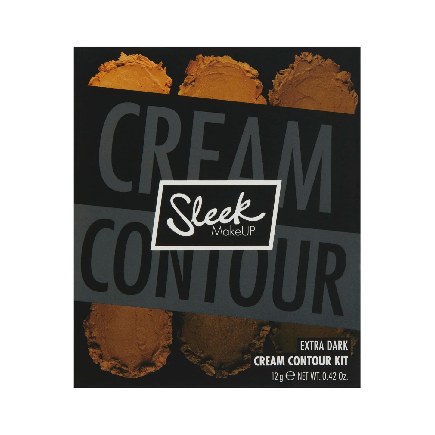 SLEEK Sleek MakeUP Cream Contour Kit, 6 Easily Blendable Colours for Smooth and Long Lasting Contour, Extra Dark