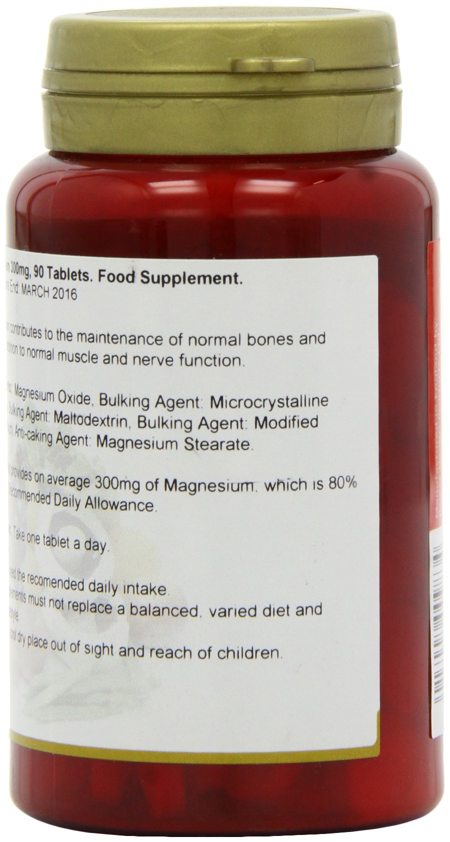 Power Health 300mg Magnesium - Pack of 90 Tablets