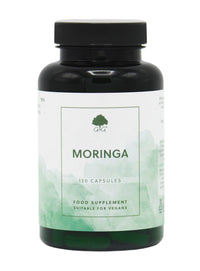 Moringa Capsules | 500mg Moringa Leaf per Capsule | 120 Vegan Capsules | Botanical Supplement | G&G Vitamins