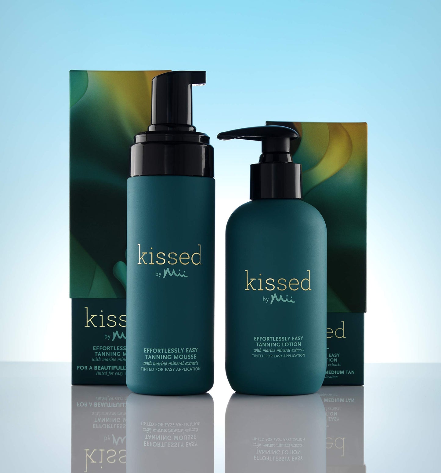 Mii Cosmetics | Kissed Effortlessly Easy Tanning Lotion | Hydrate Skin & Flawless, streak-fee tanning | Light 150ml