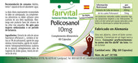 fairvital Fairvital | Policosanol 10mg - Vegan - HIGH Dosage - 60 Capsules