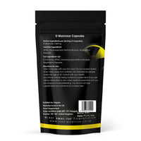 Nuke Nutrition D Mannose Capsules 1500mg | 60 Capsules | UTI Treatment for Women & Men | Urine Infection Relief | Cystitis Treatment | Natural Pills Made from Cranberry | Alternative to Antibiotics