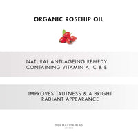 DermaVitamins 100% Organic Cold-Pressed Rose Hip Oil (10ml)