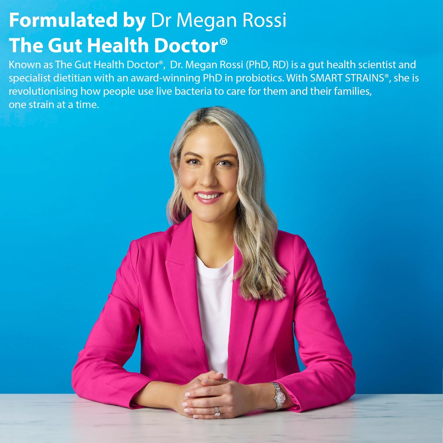 SmartStrains Smart STRAINS® for Antibiotics – Clinically Proven Live Bacteria for Antibiotic Support – Formulated by The Gut Health Doctor® PhD in Probiotics | 10 Billion Bacterial Cultures | 30 Oral Capsules