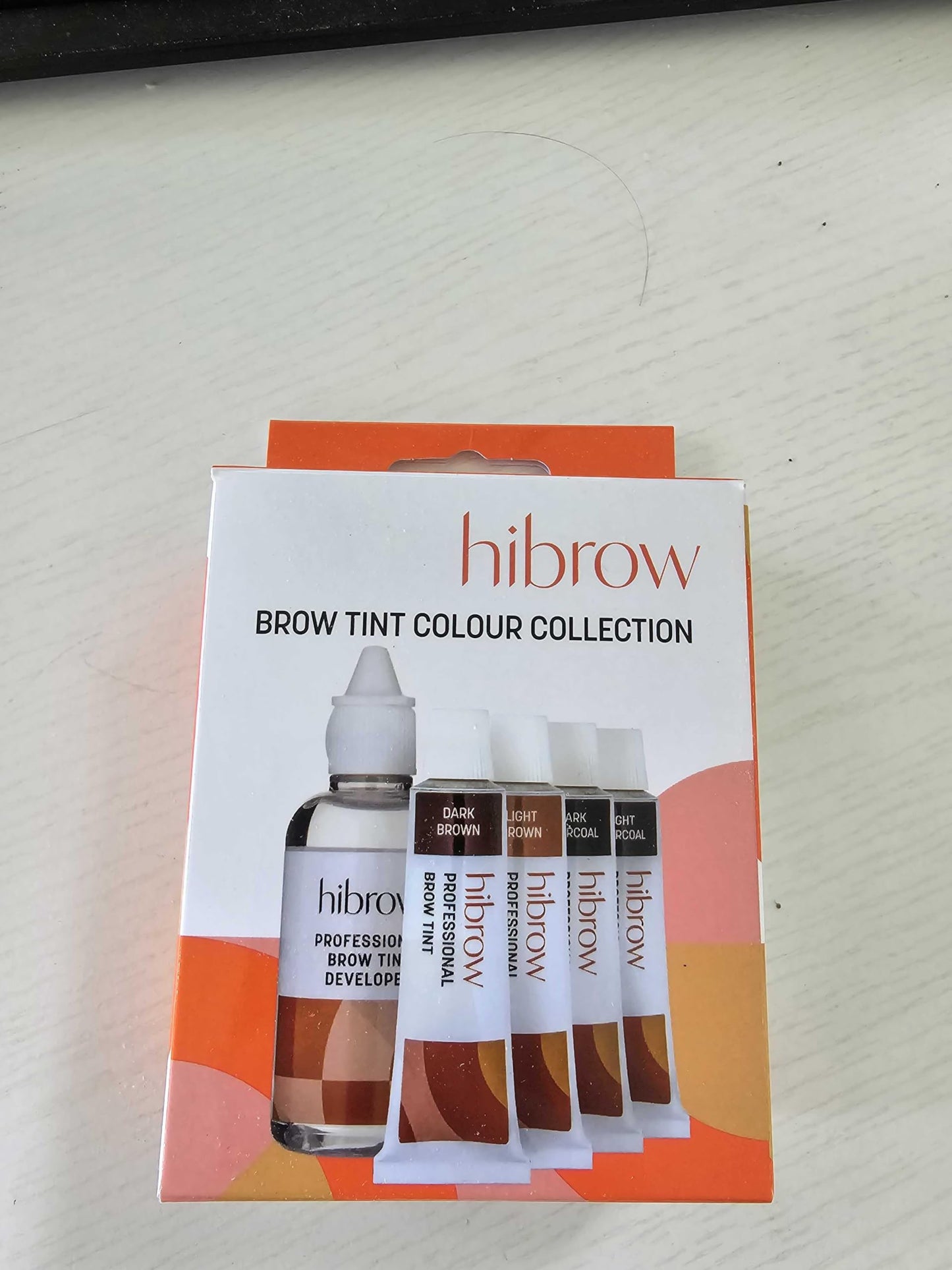 Hi Brow Professional Colour Collection Eyebrow Tinting Kit - 4x 15ml Eyebrow Tint, 50ml Tint Developer - Semi-Permanent Brow Dye Set Bespoke Salon Quality Eye Brow Tinting Kits