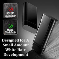 Safe & Convenient Hair Dye Comb - 2 in 1 Instant Black Hair Colour Stick with Comb - 2PCS Waterproof & Sweat-Proof Hair Dye Comb - Portable Hair Concealer, Grey Hair Cover Up for Women & Men