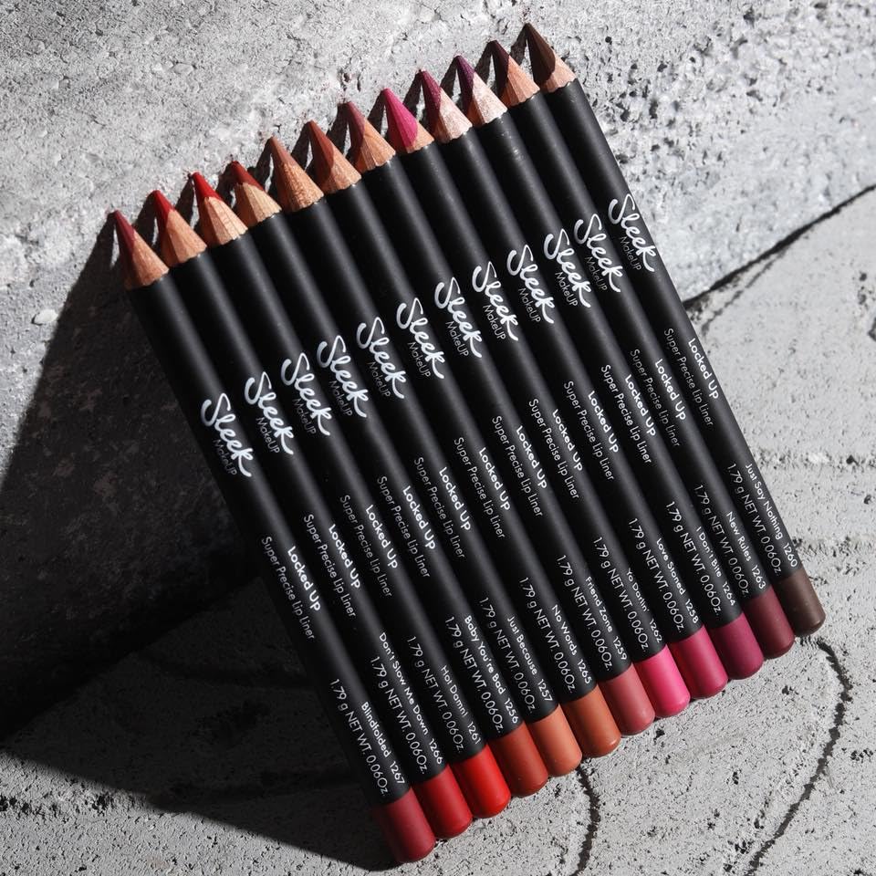 SLEEK Sleek MakeUP Locked Up Super Precise Lip Liner, Long Lasting, Super Pigmented, Just Say Nothing (Dark Brown) 1.8g