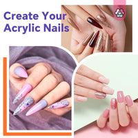 Saviland SAVILAND Pure EMA Acrylic Liquid: 120 ml Acrylic Monomer Liquid Low Odor Acrylic Liquid Nail with Castor Oil Vitamin E Safe Ingredients Liquid Monomer for Acrylic Nails Non Yellowing DIY Home