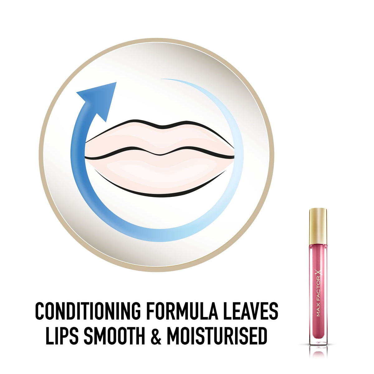 Max Factor Colour Elixir Lip Gloss, Shine Enhancers and Smoothing Oil, Delightful Pink 4