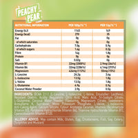 Grenade BCAA Intra Workout Powder Zero Sugar Drink packed with Amino Acids including B-Vitamins, Magnesium & Glutamine (30 Servings) - Peachy Pear, 390 g (Pack of 1)