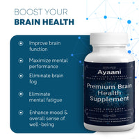 Limitless Enhanced Premium Brain Health Supplement - Acetyl-L-Carnitine, Alpha-GPC, Reishi Mushroom, L-Theanine, DHA, Ginkgo Biloba - Cognitive Enhancer, Focus, Memory Support - 60 Tablets