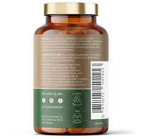 Time Health Bacopa Monnieri High Strength 50% bacosides - Zero Additives - Pullulan (120 Capsules)