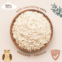 Nala's Baby Body Wash & Shampoo | Award-winning | 99% Natural | Dermatologically-tested and Paediatrician-approved | Tear-Free | Vanilla scent | Oats, chamomile & hibiscus | Vegan | 400ml | Nalas Baby