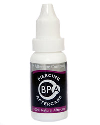BPA Piercing Aftercare 1 x 10ml Bottle from The Aftercare Company - Dermatology Tested - Vegan Friendly - Cruelty Free - Unique Formula