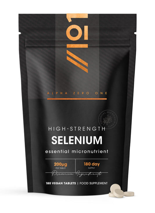 Selenium 200mcg - Yeast Free Selenium Supplements - L-Selenomethionine - 180 Tablets – Natural Immune System & Thyroid Supplements - Hair and Nail Supplements for Women & Men