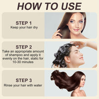 Generic Dark Brown Hair Dye Shampoo, 3 in 1 Colour Shampoo to Cover Grey Hair, Natural Plant Extract Hair Care, Long Lasting Color Sham-poo for Men and Women, Easy Use, Nourishing Formula