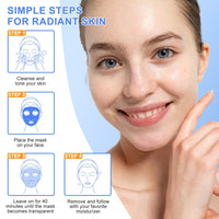 Bio Collagen Face Mask, Bio Collagen Deep Hydration Mask, Collagen Overnight Mask - Moisturize, Firm & Enhance Skin Vitality (34g x 6ea)