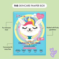 7th Heaven Go Wild Pamper Box Skincare Gift Set for Children, 6 Printed Animal Sheet Face Masks to Soothe, Hydrate and Moisturise Sensitive Skin, Plus Soft Panda Headband for Parties and Sleepovers