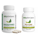 BIOptimizers BiOptimizers MassZymes and P3-OM Supplement Bundle | 180 Capsules