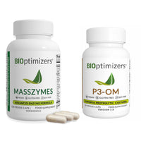 BIOptimizers BiOptimizers MassZymes and P3-OM Supplement Bundle | 180 Capsules
