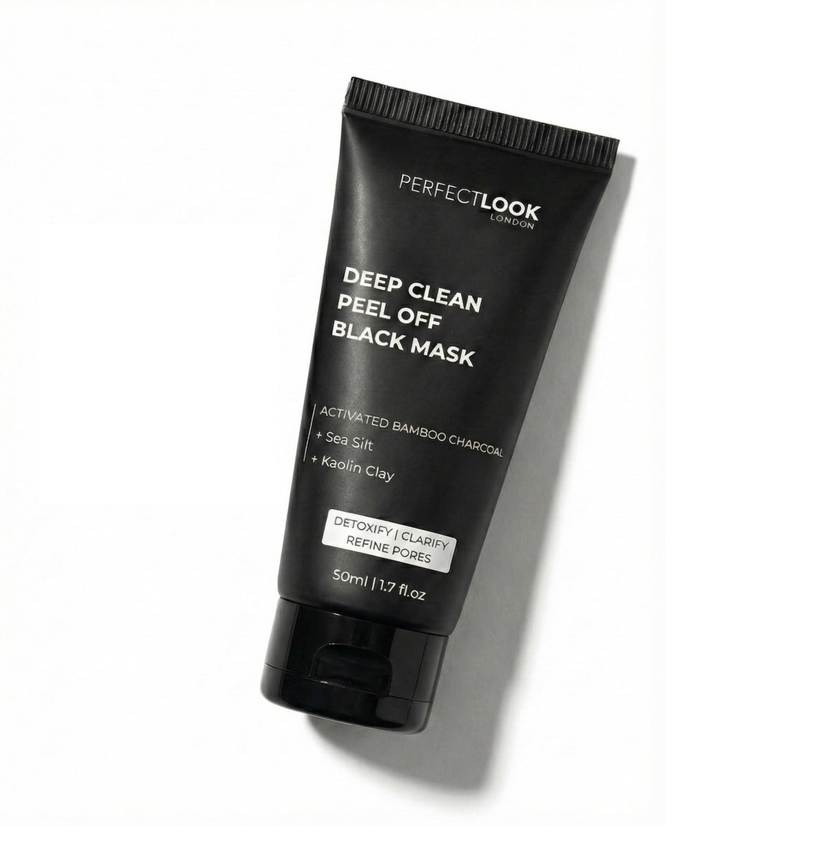 PERFECT LOOK LONDON Perfect Look London Peel-Off Face Mask for Blackhead Remover & Acne – Deep Pore Cleanser with Bamboo Charcoal & Kaolin – Unclogs Pores & Controls Oil