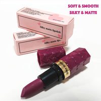 LYNTYAOU Plum Purple Lip Stick, Fuchsia Lipstick for Women Long Lasting, Silky Smooth Waterproof Moisturizing Smooth Non-Sticky Full-Coverage Lipsticks, Gift for Girls & Ladies