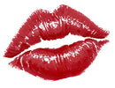 Inkwear Espresso Yourself – Famous Lipstick Kiss Tattoo (4-Pack) – 3" Red Lip Print – Pop Star-Inspired Back Tattoo – Temporary Ink That Hits Different