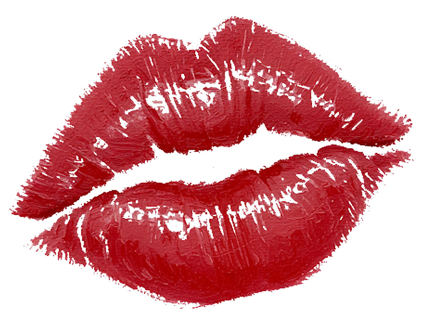 Inkwear Espresso Yourself – Famous Lipstick Kiss Tattoo (4-Pack) – 3" Red Lip Print – Pop Star-Inspired Back Tattoo – Temporary Ink That Hits Different