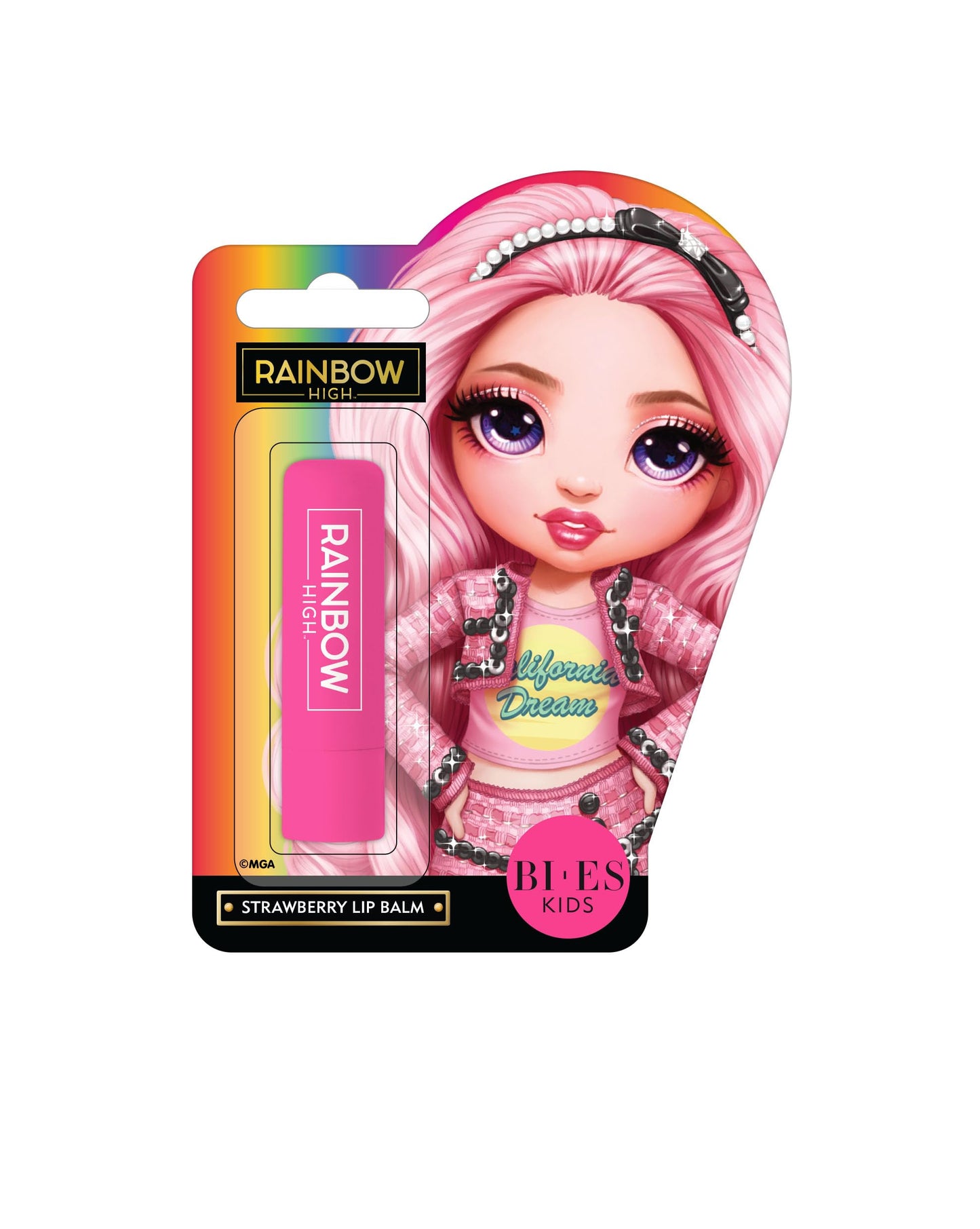 Uroda Rainbow High Strawberry Flavoured Lip Balm For Girls