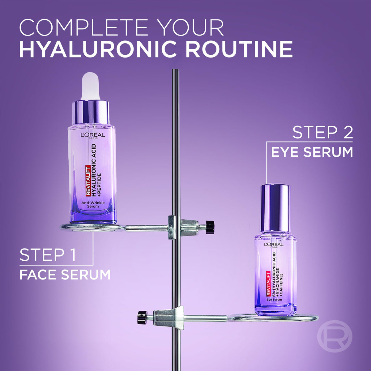 L'Oreal Paris L'Oréal Paris Hyaluronic Acid + Caffine Eye Serum, Revitalift Filler, 20ml