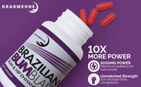 GRABMEONE Bum and Hip Enlargement Supplement - Natural Enhancer Supports Bigger, Toned, and Firm Bum - Bum & Hip Enhancement (120 Capsules)
