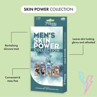 7th Heaven Men’s Skin Power Gift Set with 3 rejuvenating masks and nose pore strips. Deep-cleansing face skincare to help with blemishes and blackhead removal while energising and reviving skin.