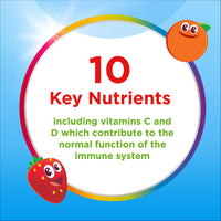 Centrum Multivitamins for Kids, including Vitamin C, D, and Orange & Mixed Berry Flavor, 30 Chewable Multigummies (Packaging may vary)