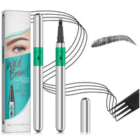 Kis'Degas Magic Microblading Eyebrow Contouring Pencil - Eyebrow Pen,Brow Pencil 2-in-1 Dual-Ended - Precise Waterproof Brow Pen 2 Tipped Precise Waterproof With A Micro-Fork Tip Applicator