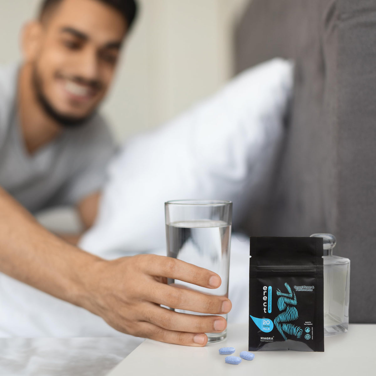 XIAGRA Erect ™ 20 Blue Pills | 100mg | Men's Sexual Power & Performance Enhancer | Unlock Your Passion with This Potent Natural Intimacy Support | Made in UK