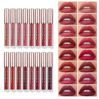 LANGMANNI Matte Liquid Lipstick Makeup Set Velvety Long Lasting Waterproof High Pigmented Velvet Lipgloss Kit Beauty Cosmetics Makeup Gift Set (16PCS)