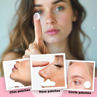 PurePatch Pimple Patches - Breakout Pack - 96Circle,10Nose, 10Chin. Hydrocolloid Spot Patches with Salicylic Acid & Tea Tree Oil, Variety Acne Treatment Pack, Ultra Thin Day & Thick Night