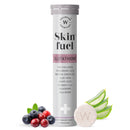 Wellbeing Nutrition Skin Fuel | Glutathione & Collagen Tablets | Skin Glow and Radiance for Men & Women | Hyaluronic Acid, Grape Seed, Vitamin E (15 Effervescent Tablets) Pack of 1