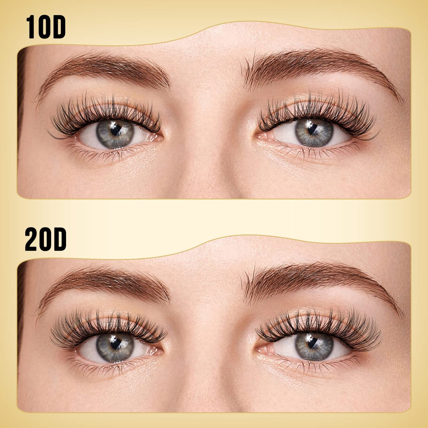 320Pcs Individual Lashes QUEWEL Cluster Lashes 10D+20D D Curl MIX12-18mm Individual Lash Extension Lash Clusters DIY Eyelash Extensions For Home Use (10D+20D D MIX12-18mm)