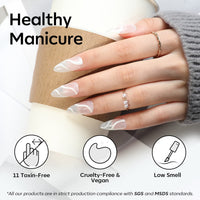 Modelones Studio White Gel Polish, 1 Pcs 15ml White Color Gel Nail Polish Soak Off LED Long Lasting French Manicure Essential Gel Nail Varnish Salon Design DIY at Home Gifts for Women