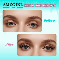 AMZGIRL LASH Lash Clusters Manga 144Pcs Eyelash Clusters Spiky Eyelash Extensions Individual Lashes Volume Anime Lash with Thin Band Lashes DIY at Home(Holiday,C-Mix8-18mm)