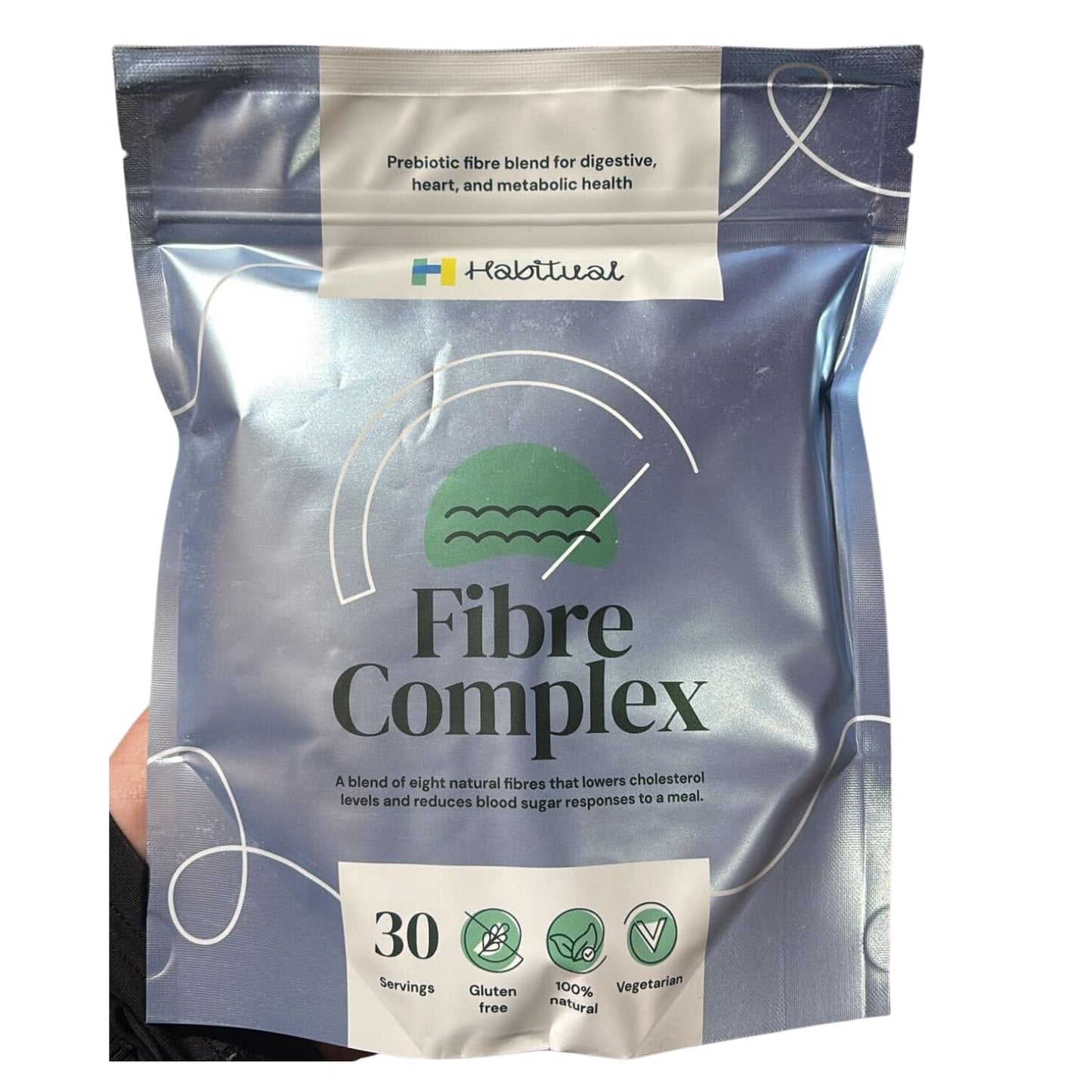 Habitual HABITUAL Fibre Complex Prebiotic Powder 300g, 8 Plant Fibres with PHGG